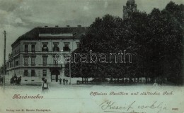T2 1899 Karánsebes, Tiszti Pavilon, Park / Offiziers Pavillion Und Städtischer Park, Verlag M.... - Non Classificati