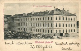 T2 Dés, Dej; M. Kir. Honvédlaktanya, Kiadja Gálócsi S. / Barracks - Non Classificati