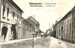 T2/T3 Csíkszereda, Mercurea Ciuc; Vadász Utca üzletekkel / Street View With Shops '1940... - Non Classificati