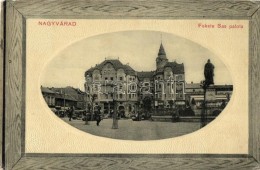T2/T3 Nagyvárad, Oradea; Fekete Sas Palota, Piac / Palace, Market (EK) - Non Classificati