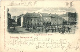 * T2/T3 1899 Temesvár, Timisoara; Hadtestparancsnokság Palotája. Kossak József... - Non Classificati