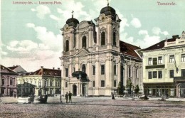 ** T2 Temesvár, Timisoara; Losonczy Tér, Holz Eberhard üzlete, Templom. Divald Károly /... - Non Classificati