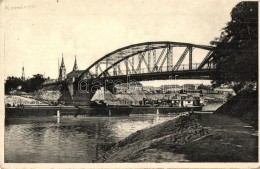 ** T2/T3 Komárom, Komarno; KikötÅ‘ A Híddal / Port With Bridge (EK) - Unclassified