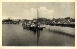 T2/T3 Komárom, Komarno; Dunai KikötÅ‘ Uszályokkal / Port With Barges  '1938 Komárom... - Unclassified