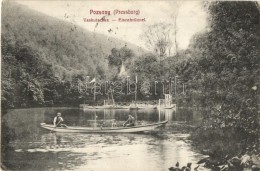 T3 Pozsony, Pressburg, Bratislava; Vaskutacska / Eisenbrünnel / Lake, Spa, Boats (EB) - Non Classificati