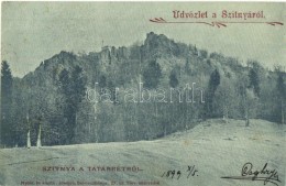 T2/T3 1899 Szitnya, Sitno; Látkép A TatárrétrÅ‘l. Joerges / Panorama View (EK) - Sin Clasificación