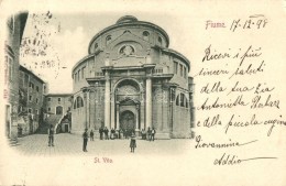 T2 1898 Fiume, St. Vito / Church - Non Classificati