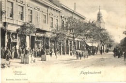 ** T2/T3 Nagybecskerek, Zrenjanin, Veliki Beckerek; FÅ‘ Utca, üzletek / Hauptgasse / Main Street With Shops... - Unclassified