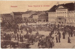 T2/T3 Pancsova, Pancevo; Ferenc József Tér, Városháza, Piac  / Market Square, Town Hall... - Non Classificati