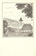 ** T4 Kismarton, Eisenstadt;  Templom / Heimatbilder Serie Burgenland / Church S: F. Koziol  (vágott / Cut) - Non Classificati