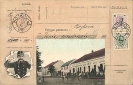 T2/T3 Bojkovice, Ústrizek / Street View. Postman Montage Postcard  (EK) - Unclassified