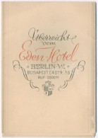 ** Berlin, Eden Hotel. Budapesterstrasse 25. - 5 Pre-1945 Art Signed Postcards In Its Own Case - Non Classés