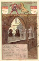 T2 1899 Köln, Der Löwenhof Im Rathaus, Verlag Der Hofkunsthandlung J. Velten, Litho S: F. Hein - Non Classificati