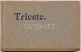 ** Trieste - Leporello Postcard Booklet With 9 Unused Cards, Canal, Port, Harbor, Steamships, Photobrom. Wien - Unclassified