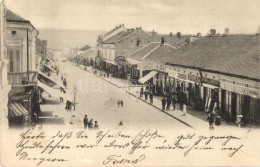 T2/T3 Turnu Severin, Szörényvár; Street View With Shops Of Bömches, La Papagalu, Rubin... - Non Classificati