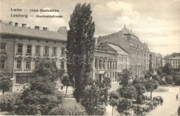 ** T1 Lviv, Lwów, Lemberg; Ulica Akdemicka / Akademiestrasse / Street - Unclassified