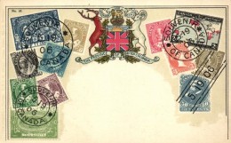 ** T2 Canada, The Province Of British Columbia - Set Of Stamps, Ottmar Zieher's Carte Philatelique No. 52. Litho - Non Classificati