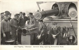 ** T2/T3 US Flagship 'Olympia'. Gunners' Gang Repairing Ammunition Hoist - Non Classificati