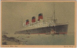 ** T2/T3 RMS Queen Mary; Cunard-White Star, Golden Card (EK) - Unclassified