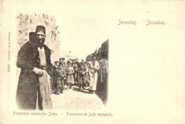 ** T2/T3 Prozession Spanischer Juden In Jerusalem / Spanyol Zsidók Körmenete Jeruzsálemben,... - Non Classés