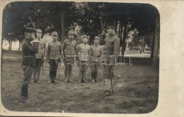 ** T2/T3 Magyar Katonák és Tisztek, Sorakozó / Hungarian Soldiers And Officers, Group Photo - Non Classificati