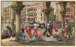 ** T1 Barocco Veneziano, Palazzo Ca D'Oro / Palace, Italian Art Postcard S: Bertani - Non Classificati