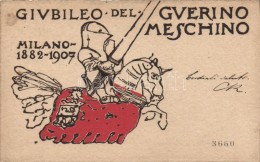 T2 1907 Giubileo Del Guerino Meschino, Milano / Italian Satirical Magazine's 25th Anniversary, Chevalier - Unclassified