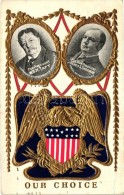 T2/T3 For President Wm. H. Taft, For Vice President James S. Sherman. American Political Campaign, Embossed... - Non Classificati