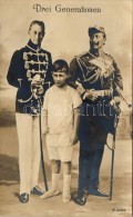 * T2 'Drei Generationen' Kronprinz Wilhelm Von Preussen, Kaiser Wilhelm II; Collage - Unclassified