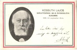 T2 1902 Kossuth Lajos Születésének 100. évfordulójára Emléklap - Non Classificati