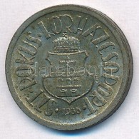 1936. 'Szent Rókus Kórházcsoport' Fém Zseton (21mm) T:2 Patina - Unclassified