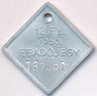 1950. 12Ft 'Ebadójegy' T:2 - Non Classificati