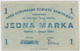 Lengyelország / Rawicz 1920. 1M Szükségpénz T:III,III-
Poland / Rawicz 1920. 1 Marka... - Non Classificati