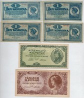 1920. 1K (4x) Alacsony Sorozatszámok + 1946.100.000.000MP + 10.000BP T:II-III - Non Classificati