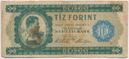 1946. 10Ft T:III- Fo.  
Hungary 1946. 10 Forint C:VG Spotted 
Adamo F1 - Non Classificati