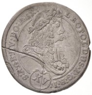 1696K-B 15kr Ag 'I. Lipót' Körmöcbánya (5,66g) T:2-,3 Durva Karc, Ph. /  
Hungary 1696K-B... - Non Classificati