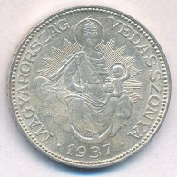 1937. 2P Ag 'Madonna' T:1-,2 K.
Adamo P7 - Non Classificati