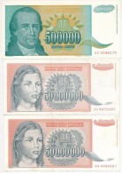 Jugoszlávia 1993. 500.000-5.000.000.000D (6x) T:II-III Szép Papír
Yugoslavia 1993.... - Non Classés