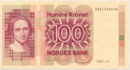 Norvégia 1987. 100K T:II
Norway 1987. 100 Kroner C:XF
Krause 43 - Unclassified