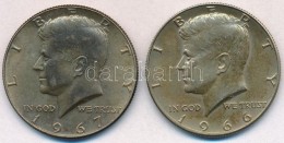 Amerikai Egyesült Államok 1966-1967. 1/2$ Ag 'Kennedy' (2x) T:2 Patina
USA 1966-1967. 1/2 Dollar Ag... - Non Classificati