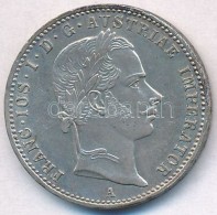 Ausztria 1857A 1/4Fl Ag 'Ferenc József' T:1- 
Austria 1857A 1/4 Florin Ag 'Franz Joseph' C:AU - Non Classificati