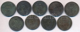 Belgium 1856-1919. 2c Cu (9xklf) T:2,2-,3
Belgium 1856-1919. 2 Centimes Cu (9xdiff) C:XF,VF,F - Non Classificati