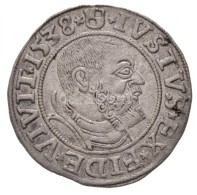 Porosz Hercegség 1538. 1Gr Ag 'Brandenburgi Albert' (1,83g) T:1-,2
Duchy Of Prussia 1538. 1 Groschen Ag... - Non Classificati