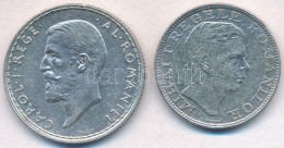 Románia 1914. 2L Ag 'I. Károly' + 1942. 200L Ag T:2
Romania 1914. 2 Lei Ag 'Carol I' + 1942. 200 Lei... - Non Classificati