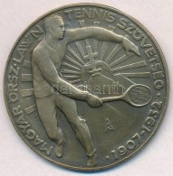 1939. 'Magyar-Orosz-Lawn Tennis Szövetség 1907-1932 / M.L.T.C. 11939 II.' Fém Tenisz... - Unclassified