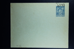 France: Enveloppe Sage  15 C  Type J 68 Avec  Surcharge  Taxe Reduite - Standard Covers & Stamped On Demand (before 1995)