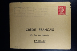 France: Enveloppe Muller  15 F   Type B5 C  Crédit Francais - Buste Postali E Su Commissione Privata TSC (ante 1995)