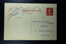 France: Carte Postal Sameuse   90 C. Type  T1 - Cartes Postales Types Et TSC (avant 1995)