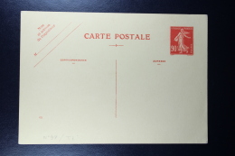 France: Carte Postal Sameuse   90 C. Type T1 - Standard Postcards & Stamped On Demand (before 1995)