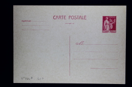 France: Carte Postale  Paix  1 Fr   Type  G1a Sans Date - Standard Postcards & Stamped On Demand (before 1995)